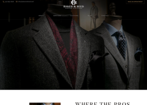Baker & Reed Custom Clothiers - Blink Website