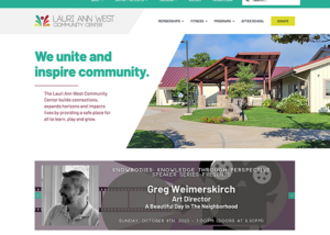 Lauri Ann West Community Center Website Design