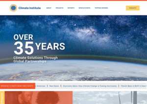 Climate-Institute-Blink-Website Design